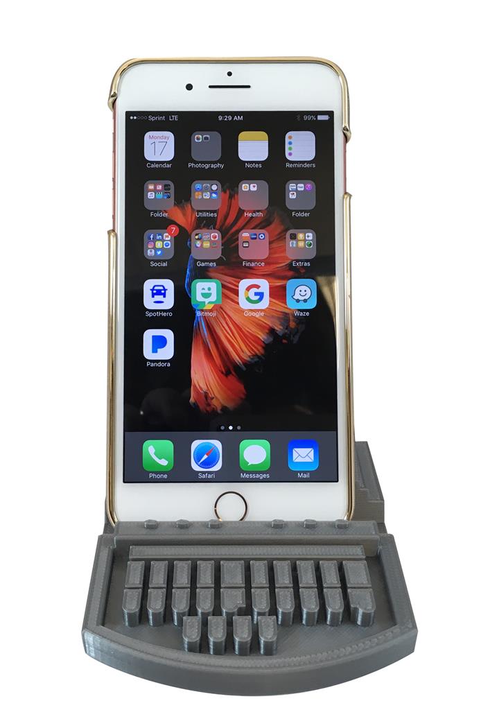 Steno Machine Cell Phone Stand Stenograph L.L.C.