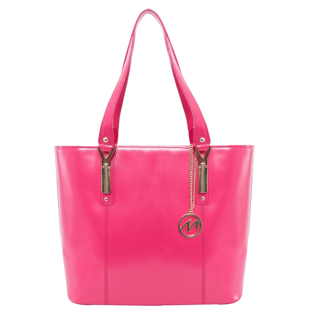 Grenelle Tote MM Suedette Regular Style Leather Handbag Organizer (Fuchsia)  (More Colors Available)